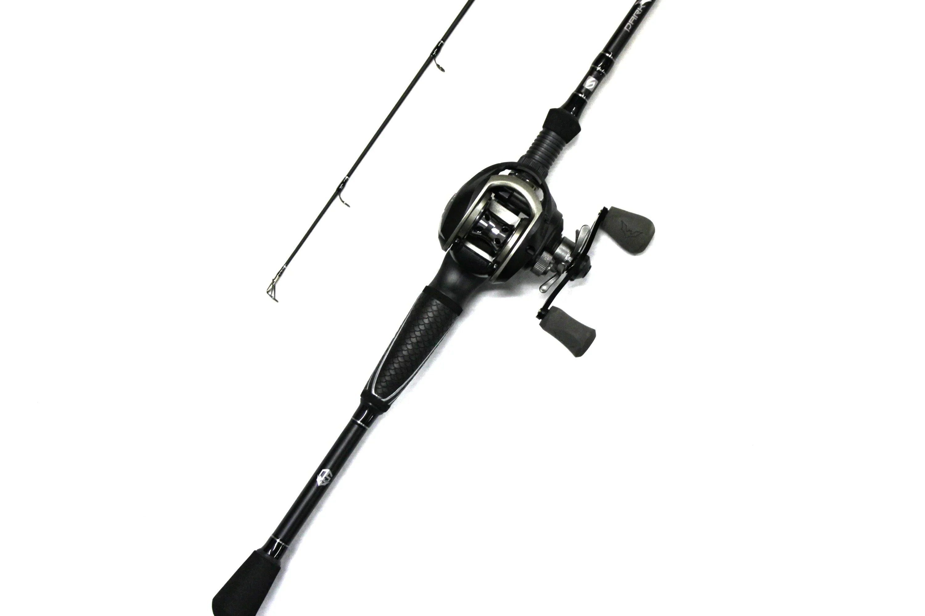 Sensation Dark Shadow 7 Mh 2pc Casting Rod Combo Baitcasting Fishing