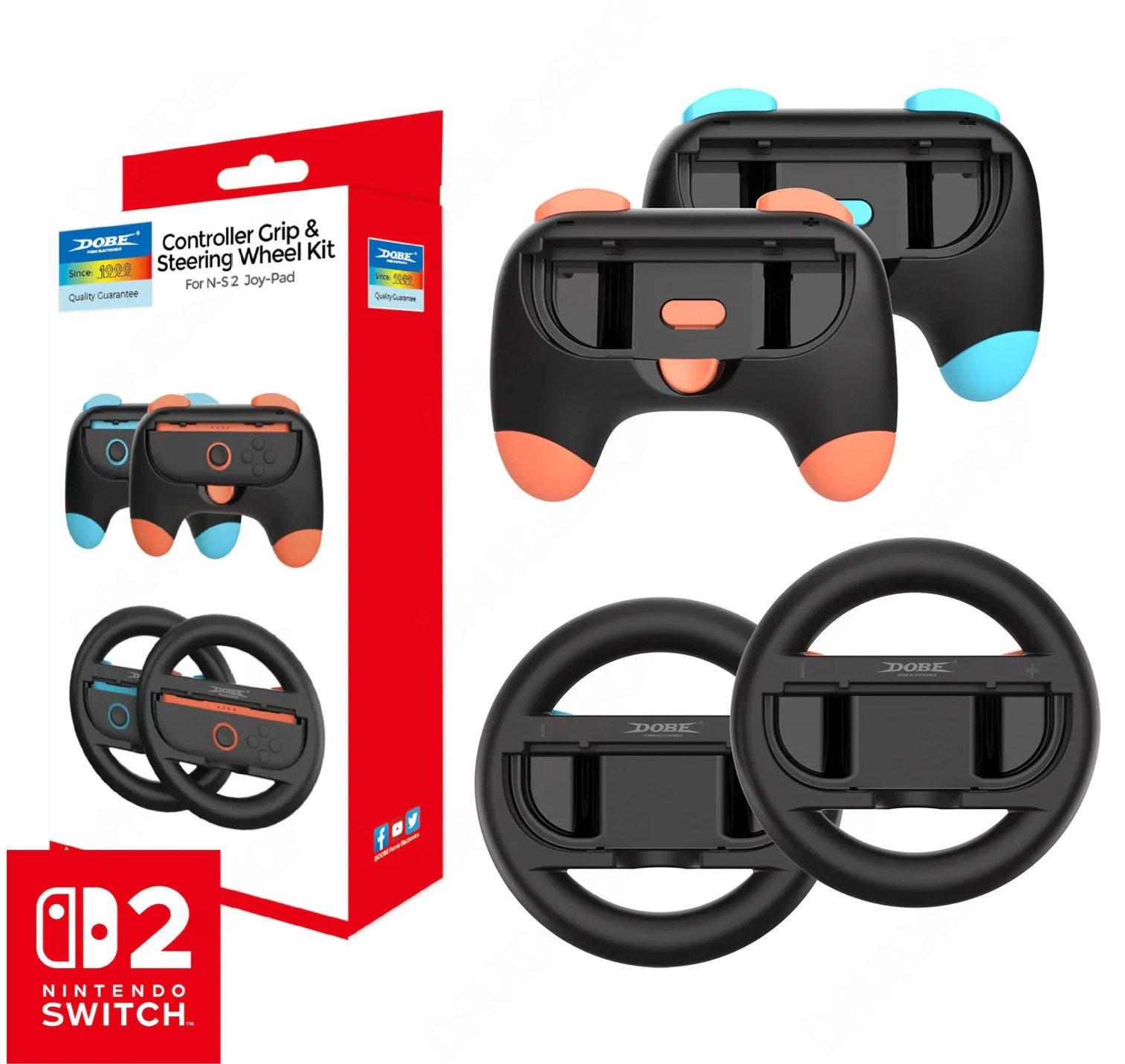 Controller Grip and Steering Wheel Kit Nintendo Switch 2 TNS-51097