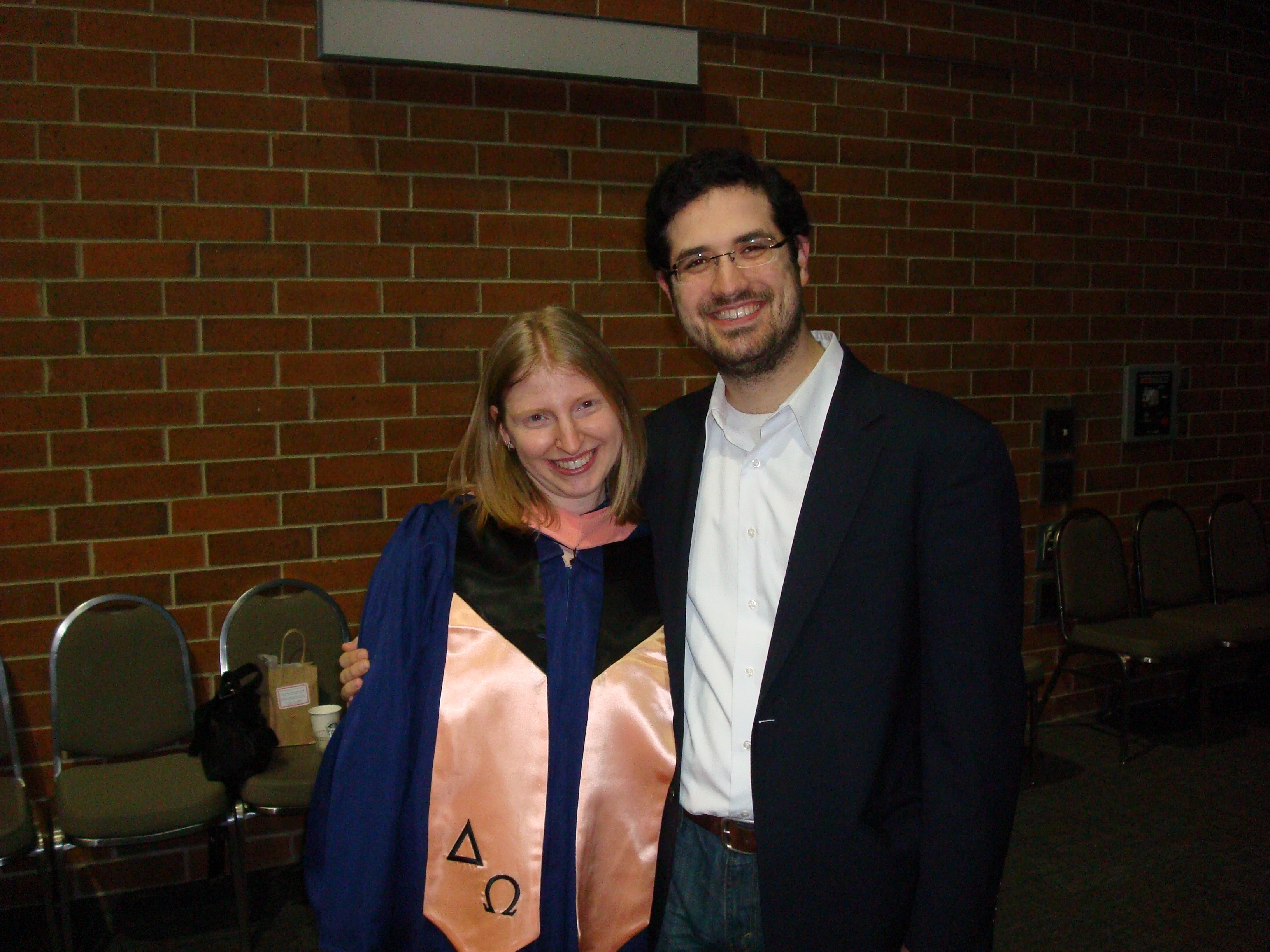 At Rachel's UIC School of Public Health graduation, May 2011