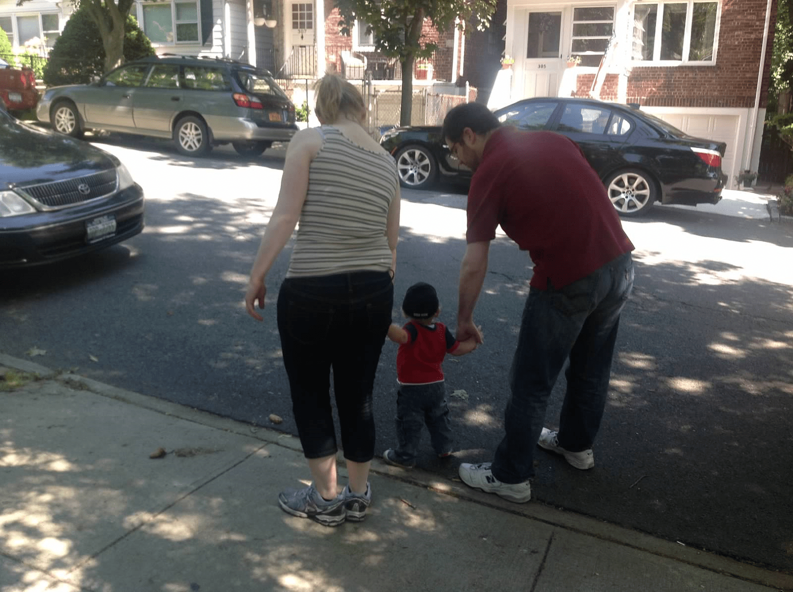 With Rachel's nephew Charlie in New York, May 2013
