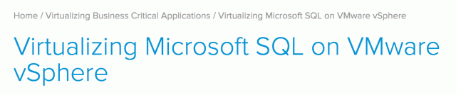 VMware SQL Server