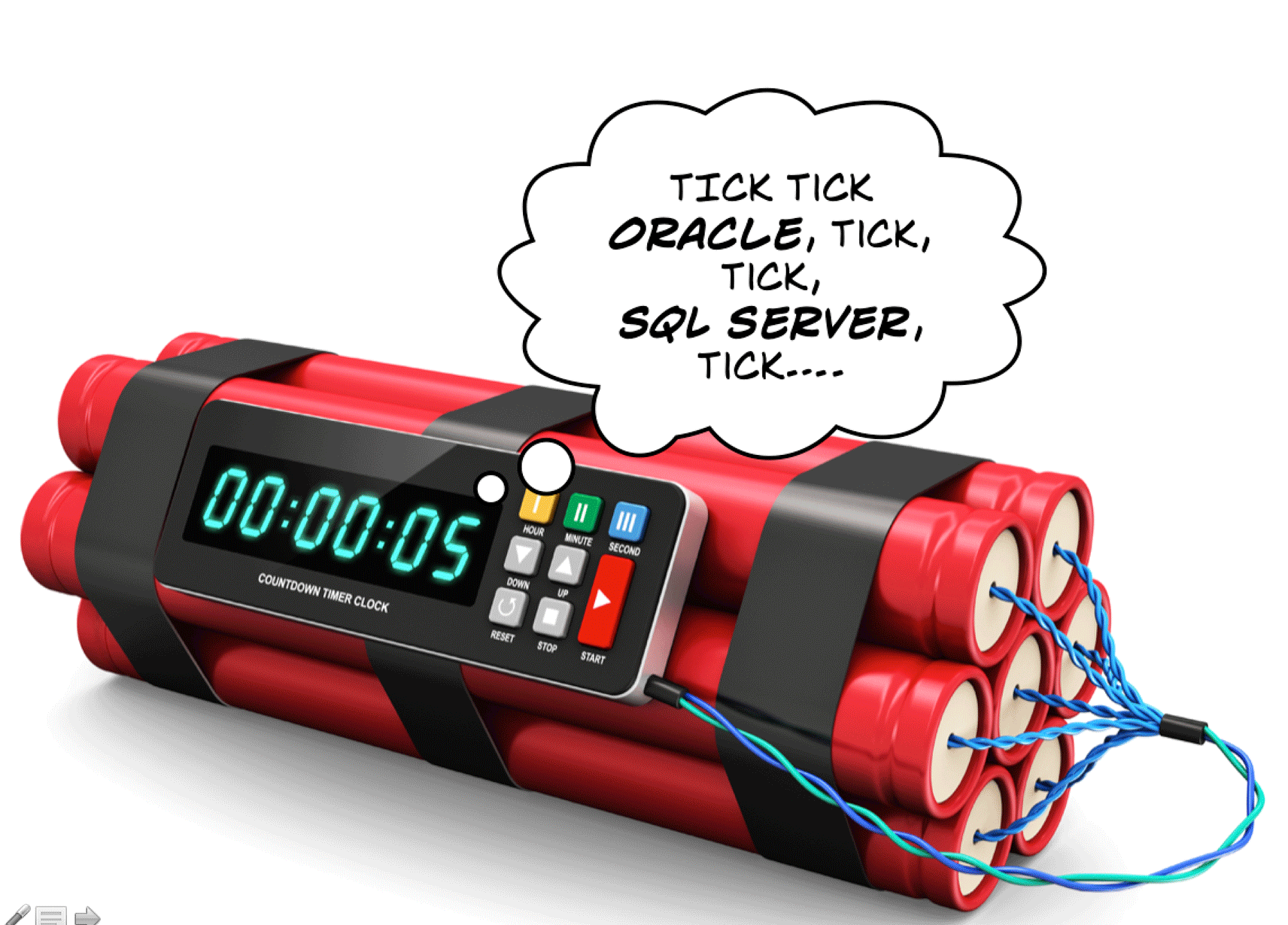Tick Tick Oracle Tick Tick SQL Server
