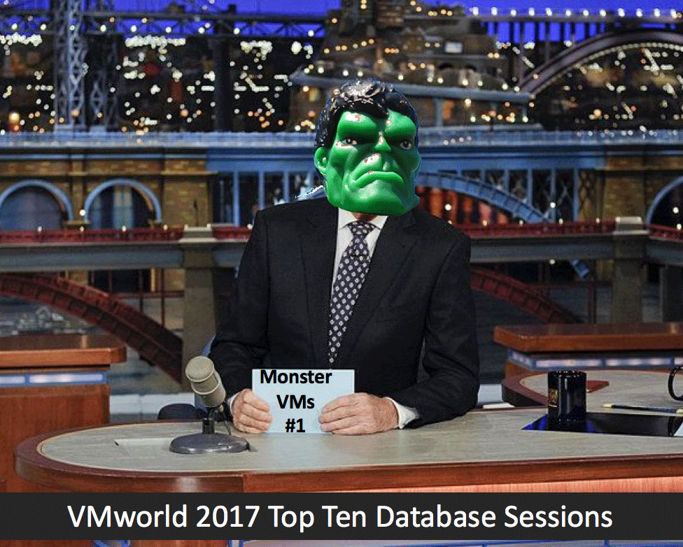 VMworld 2017 Top 10 Database Sessions