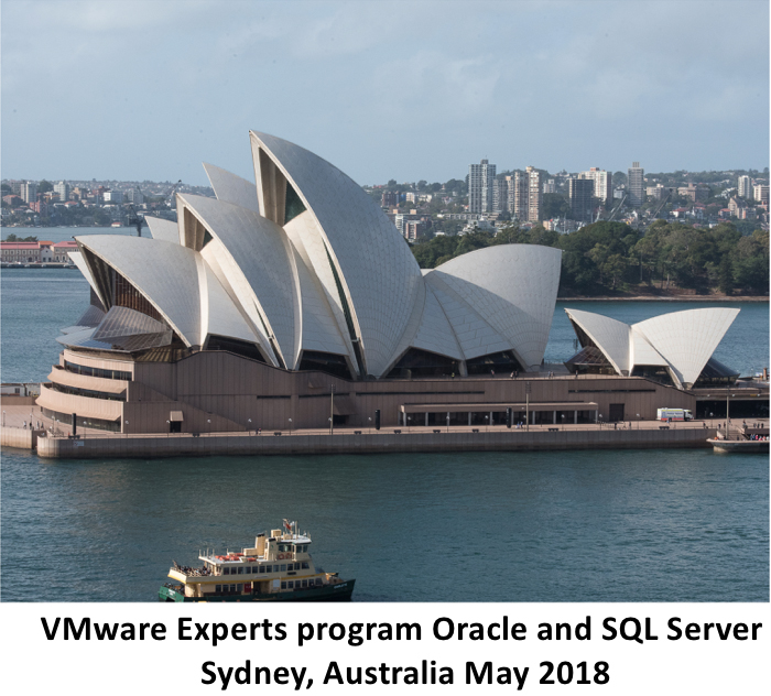 VMware Experts Program Oracle and SQL Server