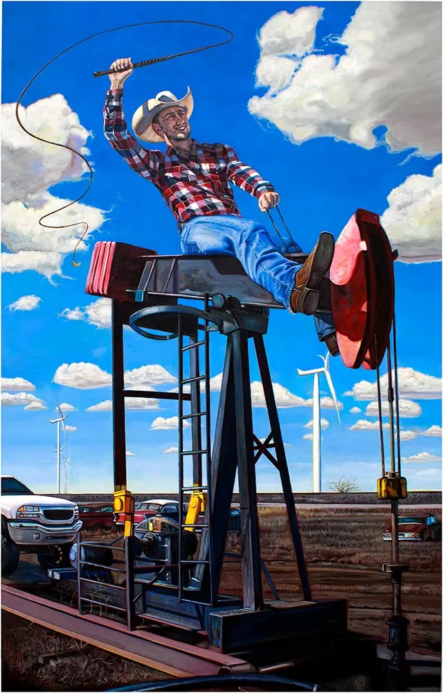 Black Gold painting by Longhofer