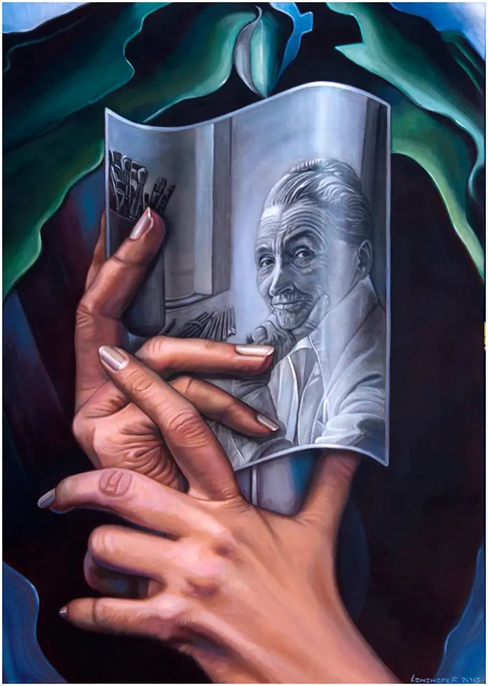 Georgia O'Keeffe painting by Longhofer