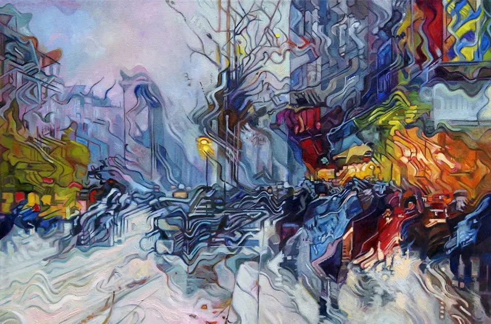 Paris painting by Longhofer