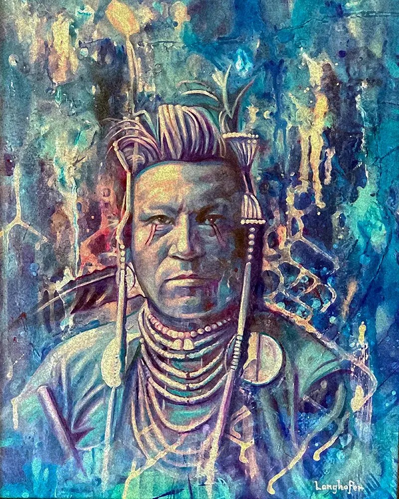 Painting by Longhofer
