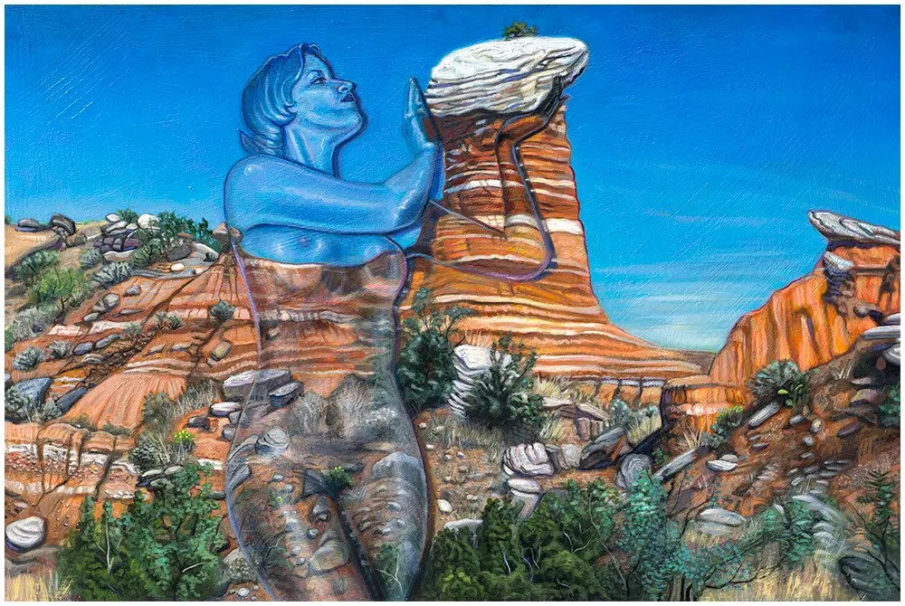 Palo Duro painting by Longhofer