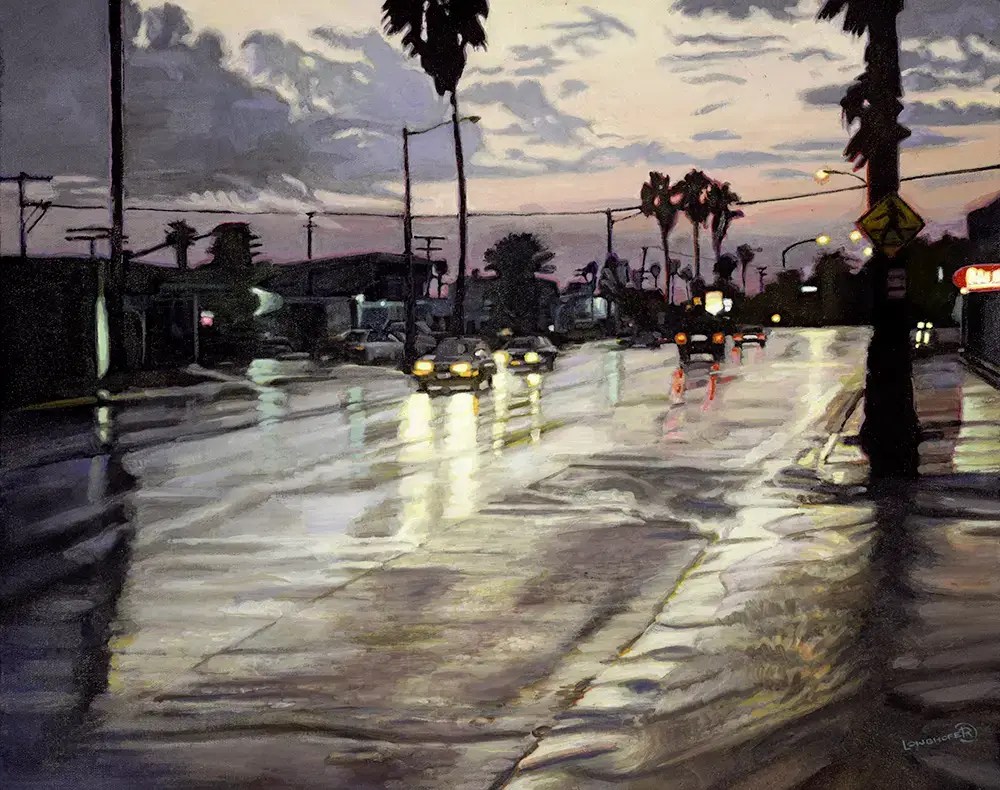 San Clemente painting by Longhofer