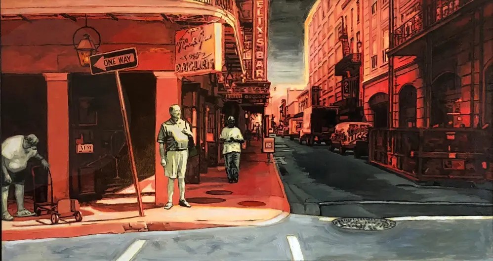New Orleans painting by Longhofer