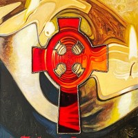 God is Light painting, by Longhofer