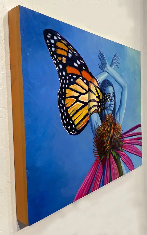 Eye of Butterfly Side View