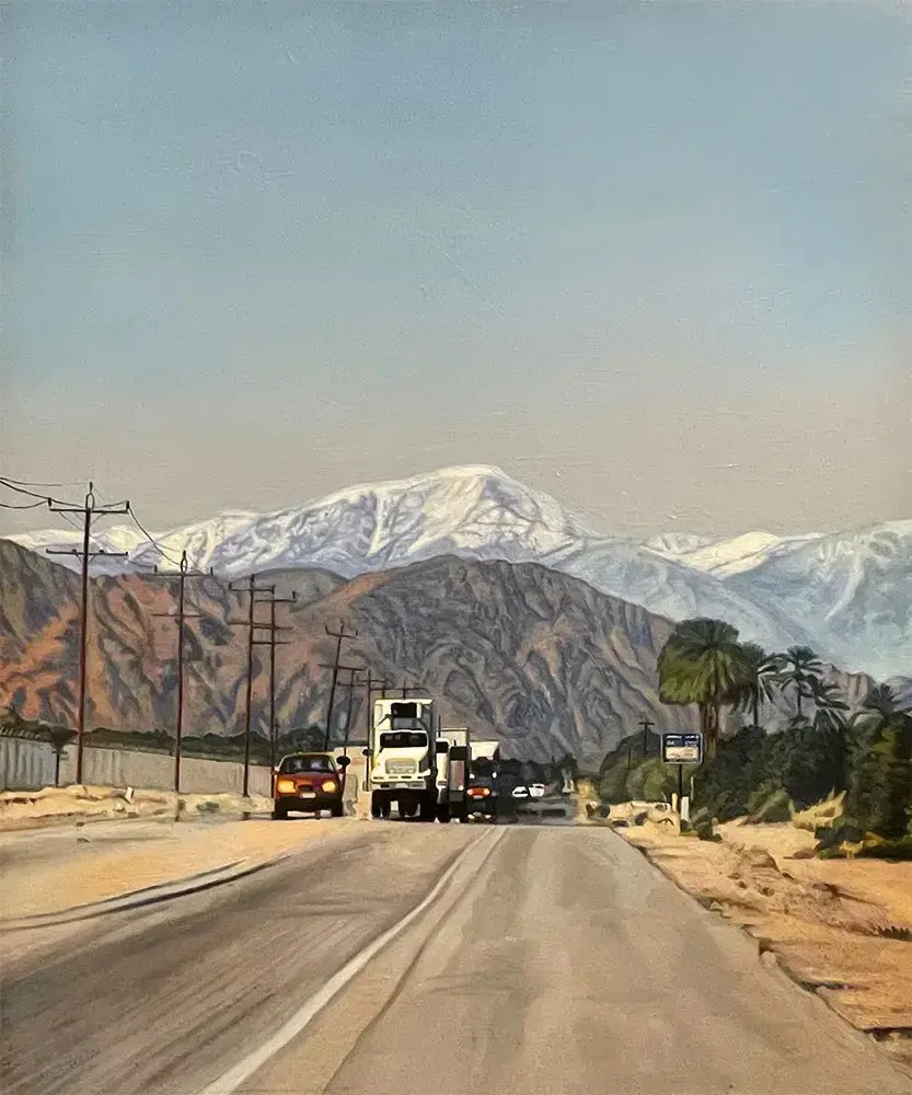 Big Bear painting by Longhofer