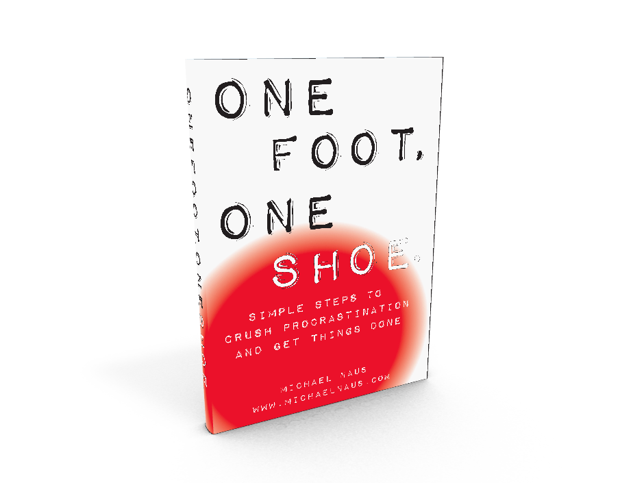 One Foot, One Shoe Crush Procrastination Now Available!