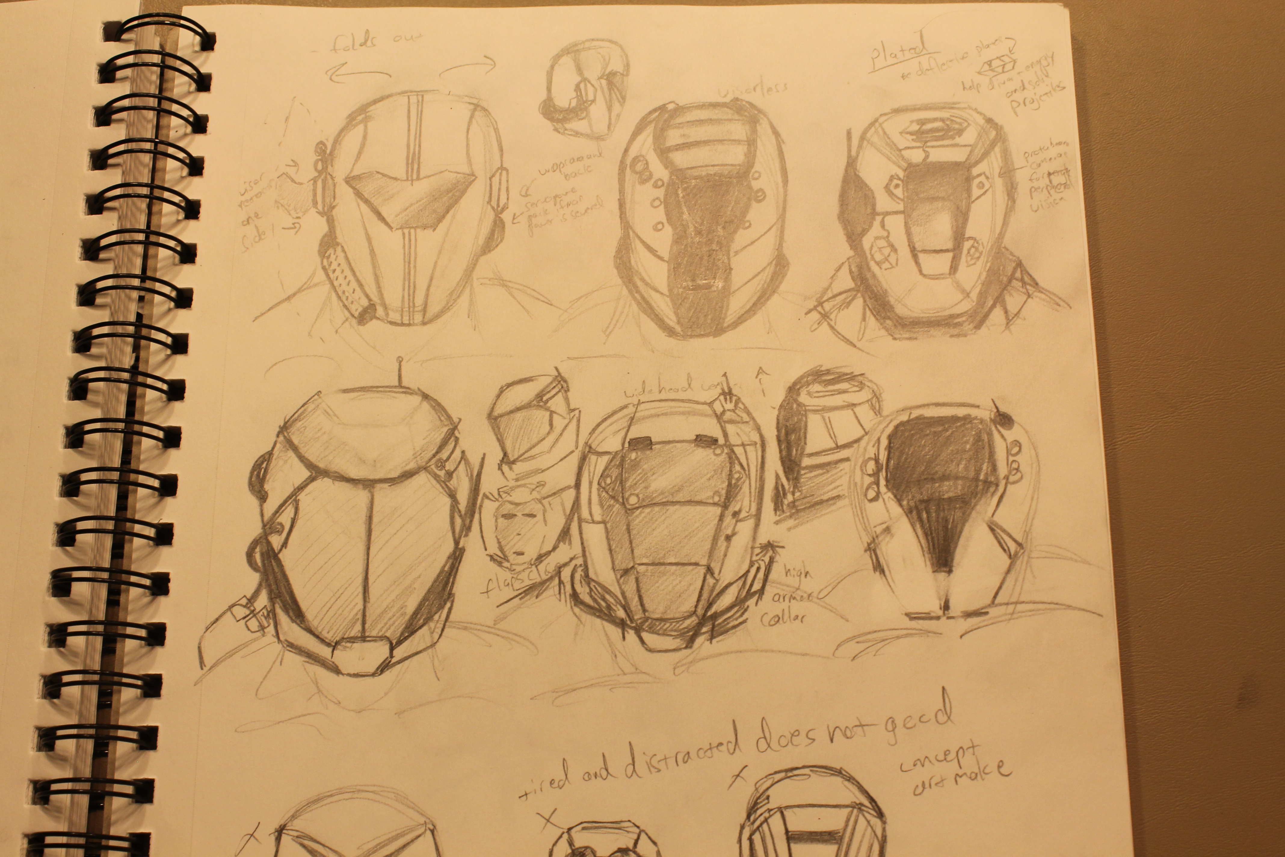 Concepting Helmets