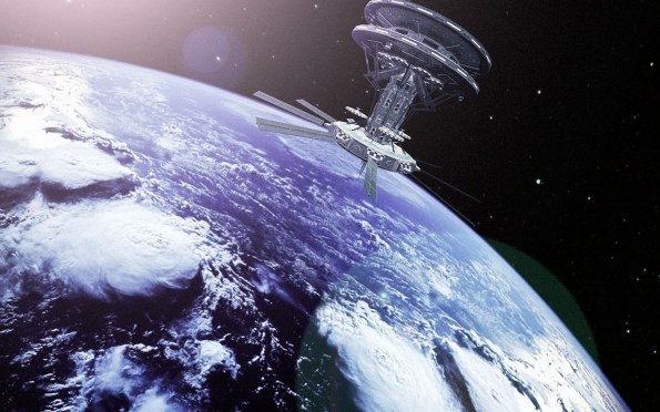Epsilon C Mission Station - Exigency by Michael Siemsen Epsilon C Mission Station concept art from Exigency by Michael Siemsen