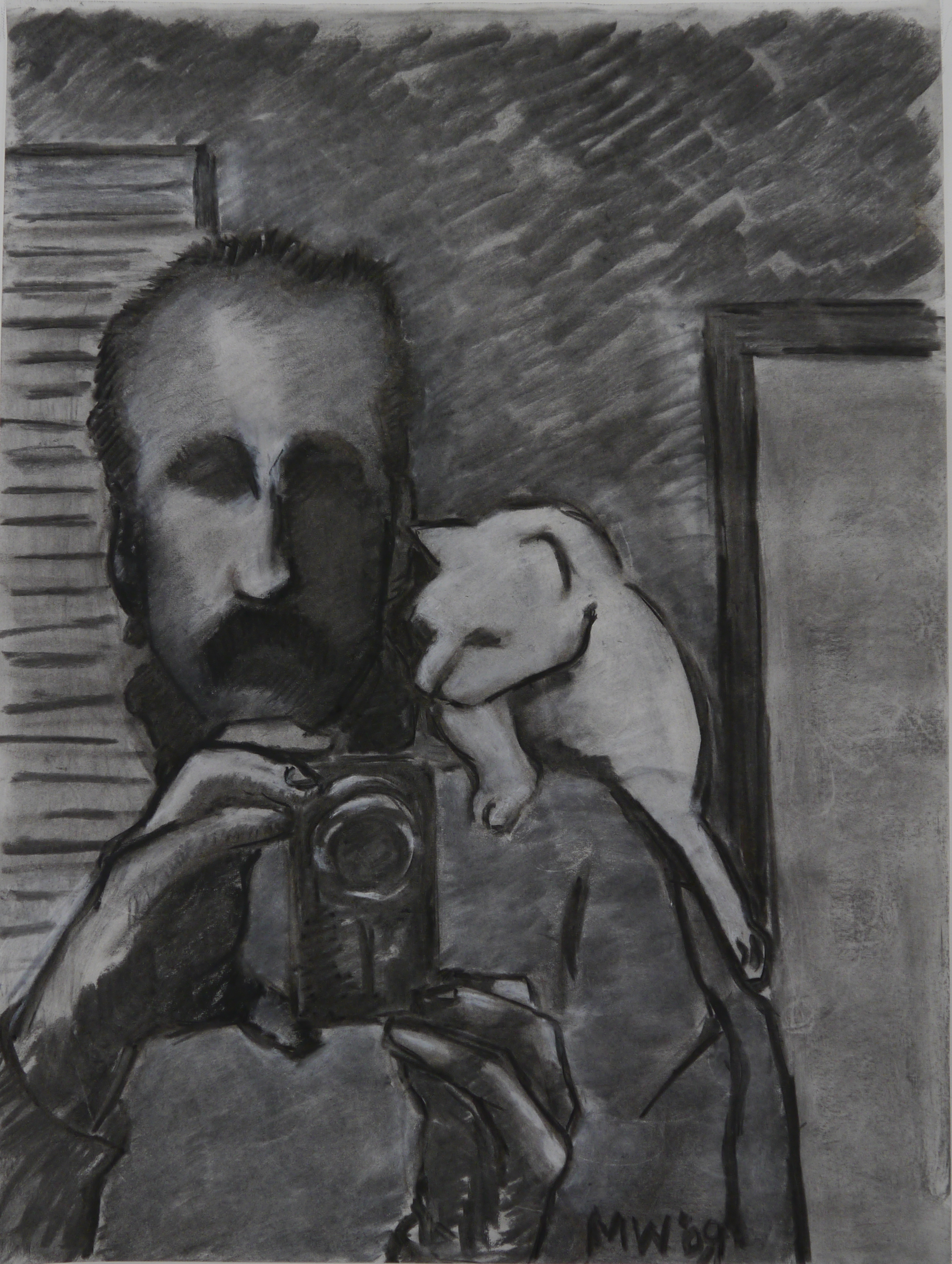 Untitled. Charcoal on paper. 24" x 18"