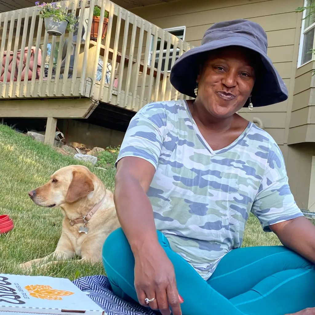 Michell Fox Before treatment — tired and discouraged during menopause