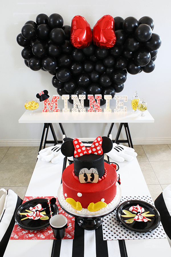 Mickey halloween 3d letters / mickey halloween birthday decorations. Minnie Mouse Birthday Party Ideas Michelle S Party Plan It
