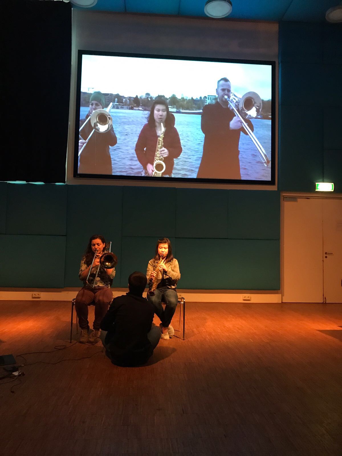 Creative Performance Lab experimenting with film both live and recorded