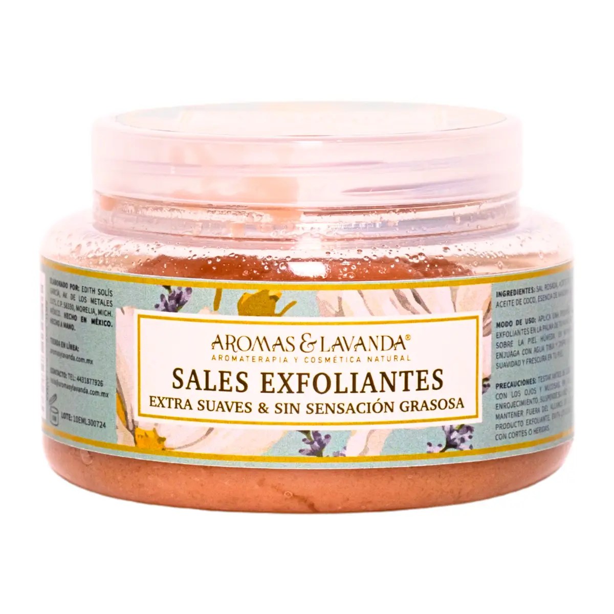 Sales Exfoliantes Aromas y Lavanda sin Sensación Grasosa