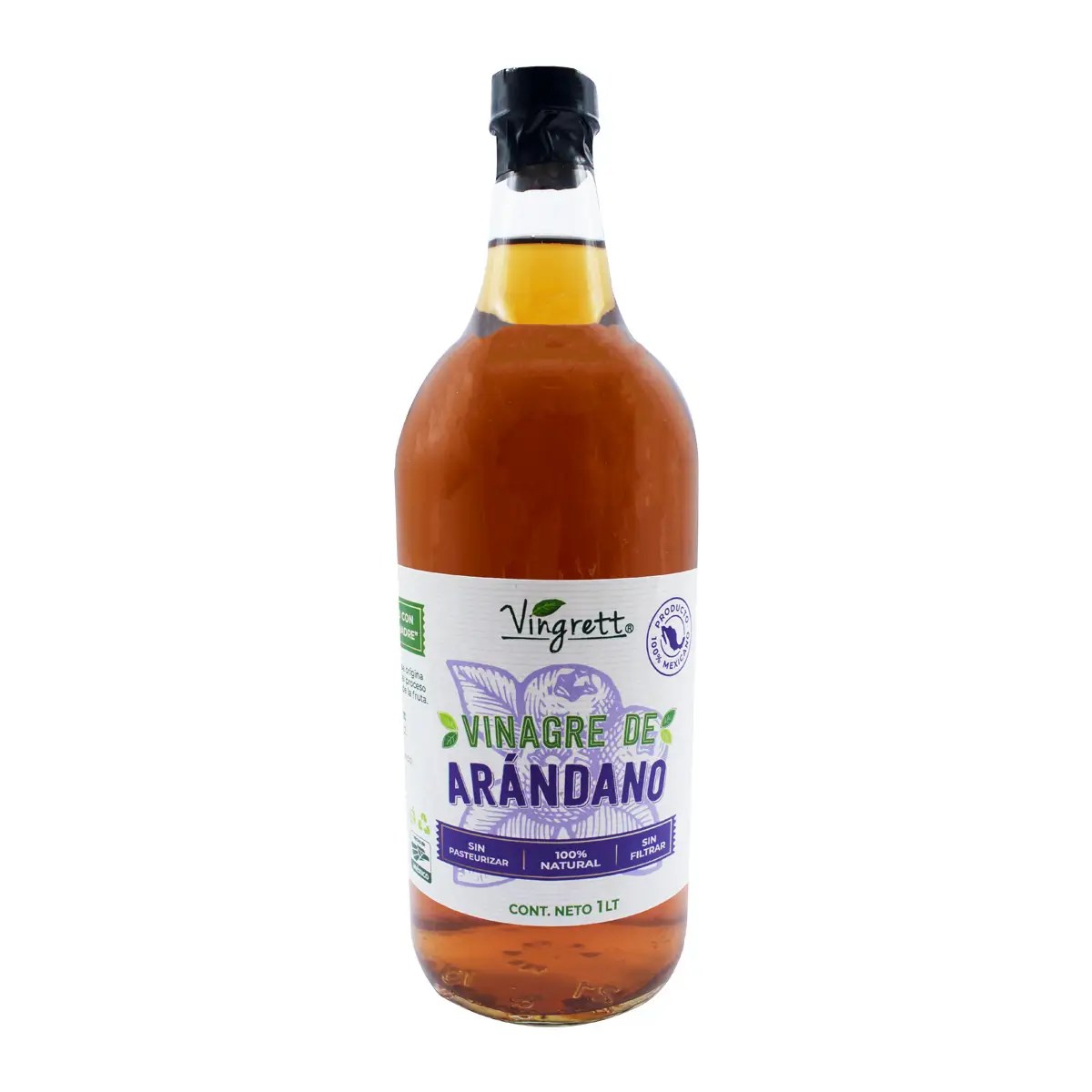 Vinagre de Arándano Vingrett 100 % Natural 1 L