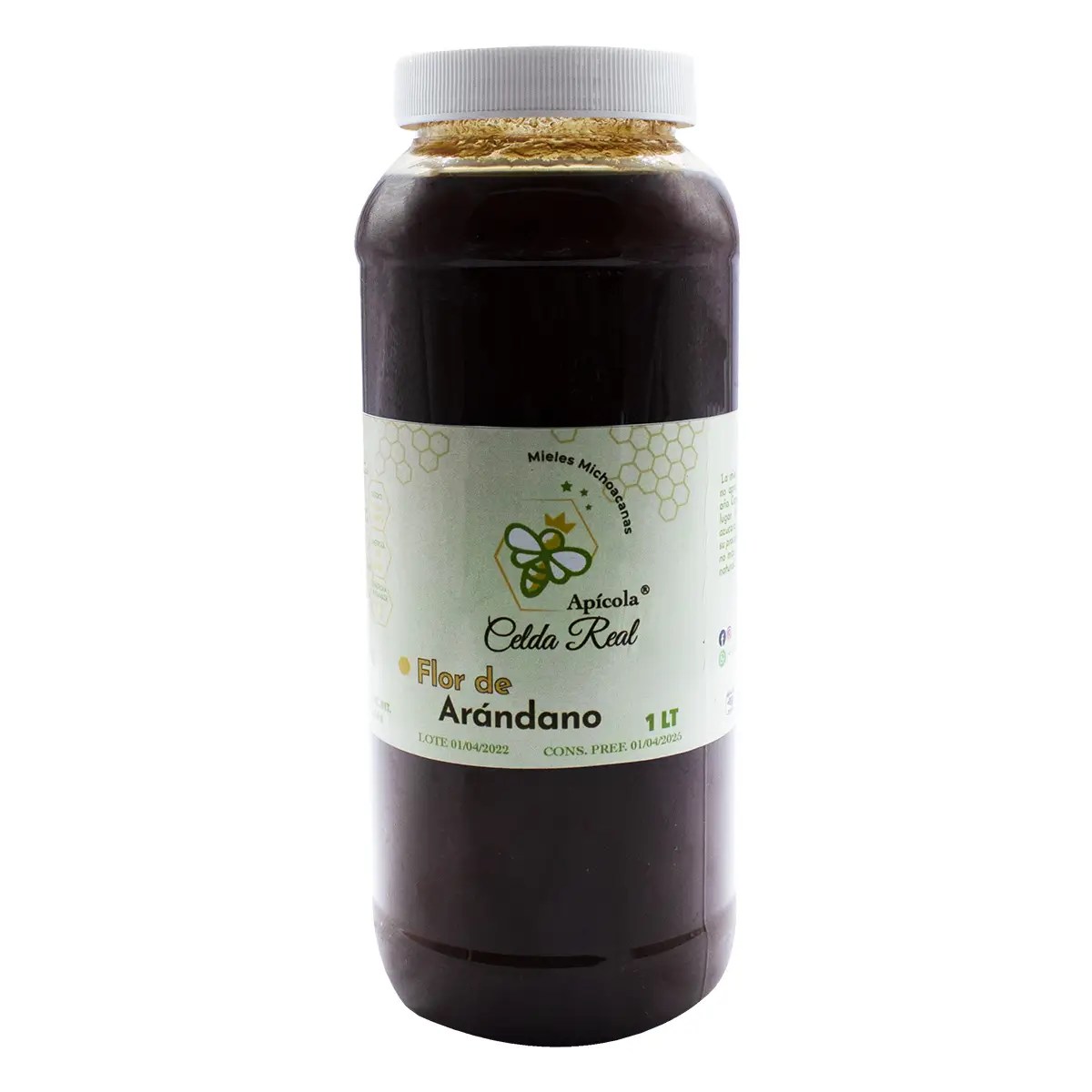 Miel de Flor de Arándano Celda Real 1 L