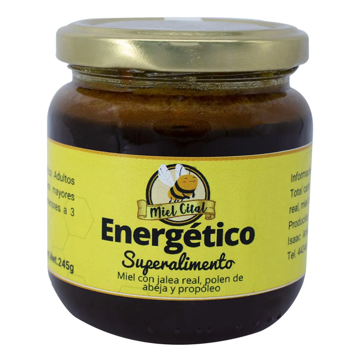Super Alimento Energético Miel Cital Suplemento Dietético 245 g