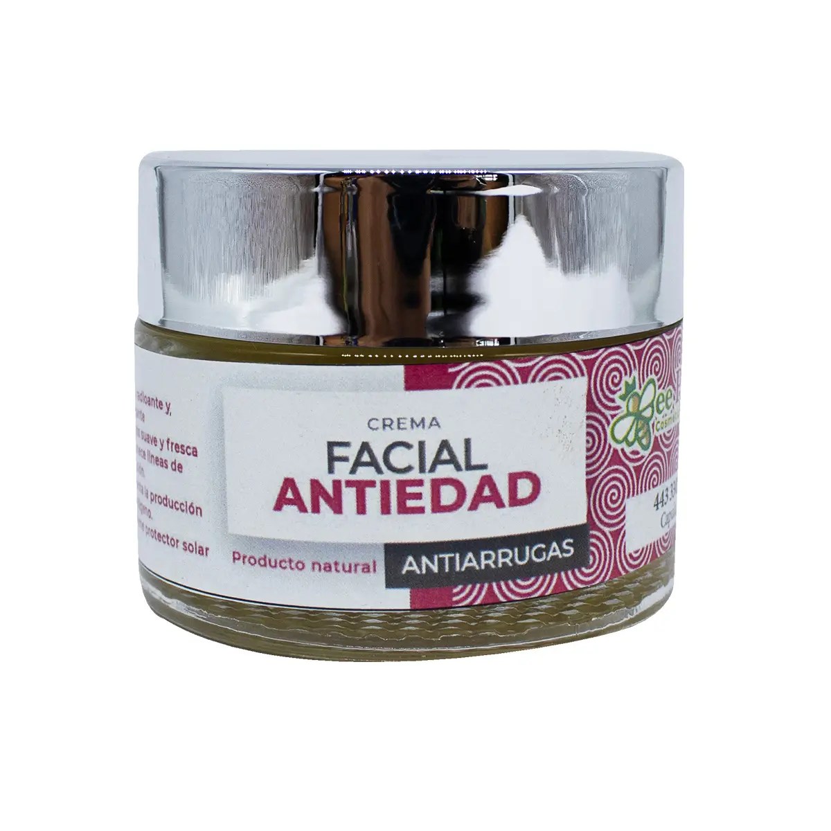 Crema Facial Antiedad Ápicola Celda Real 250 g