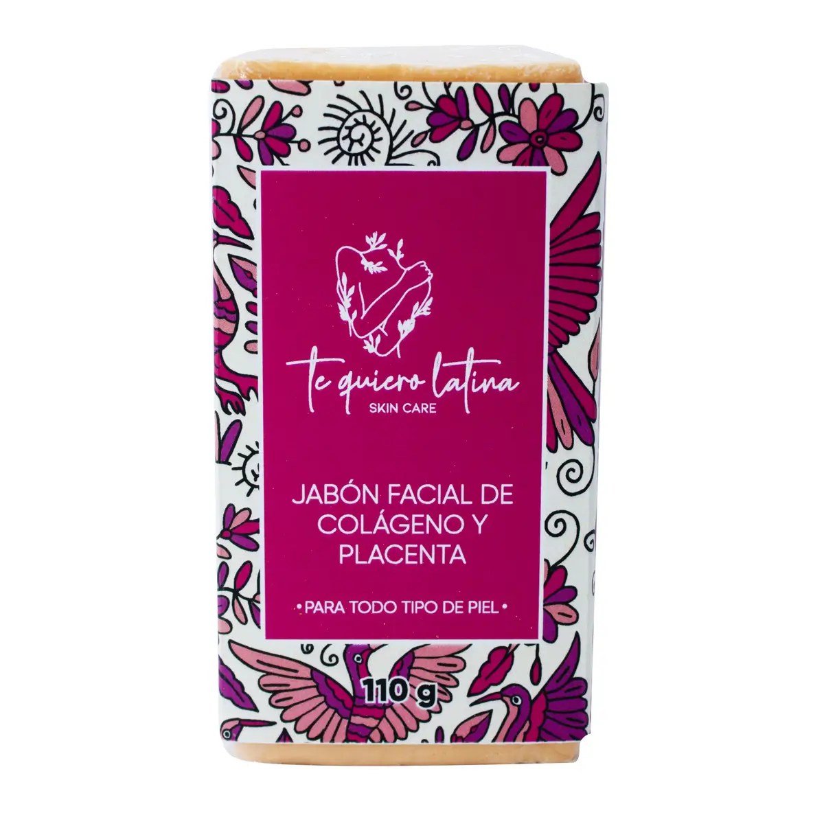 Jabón Facial de Colágeno y Placenta Te Quiero Latina 110 g