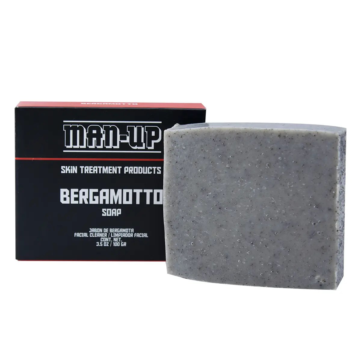 Jabón Facial de Bergamota en barra Man Up 100 g