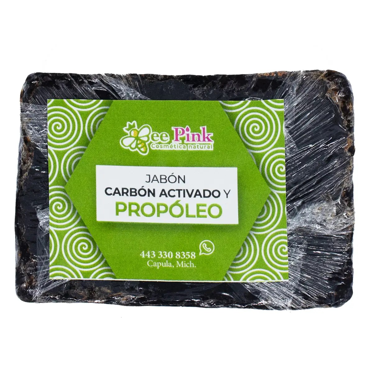 Jabón Carbon Activado y Propóleo Ápicola Celda Real