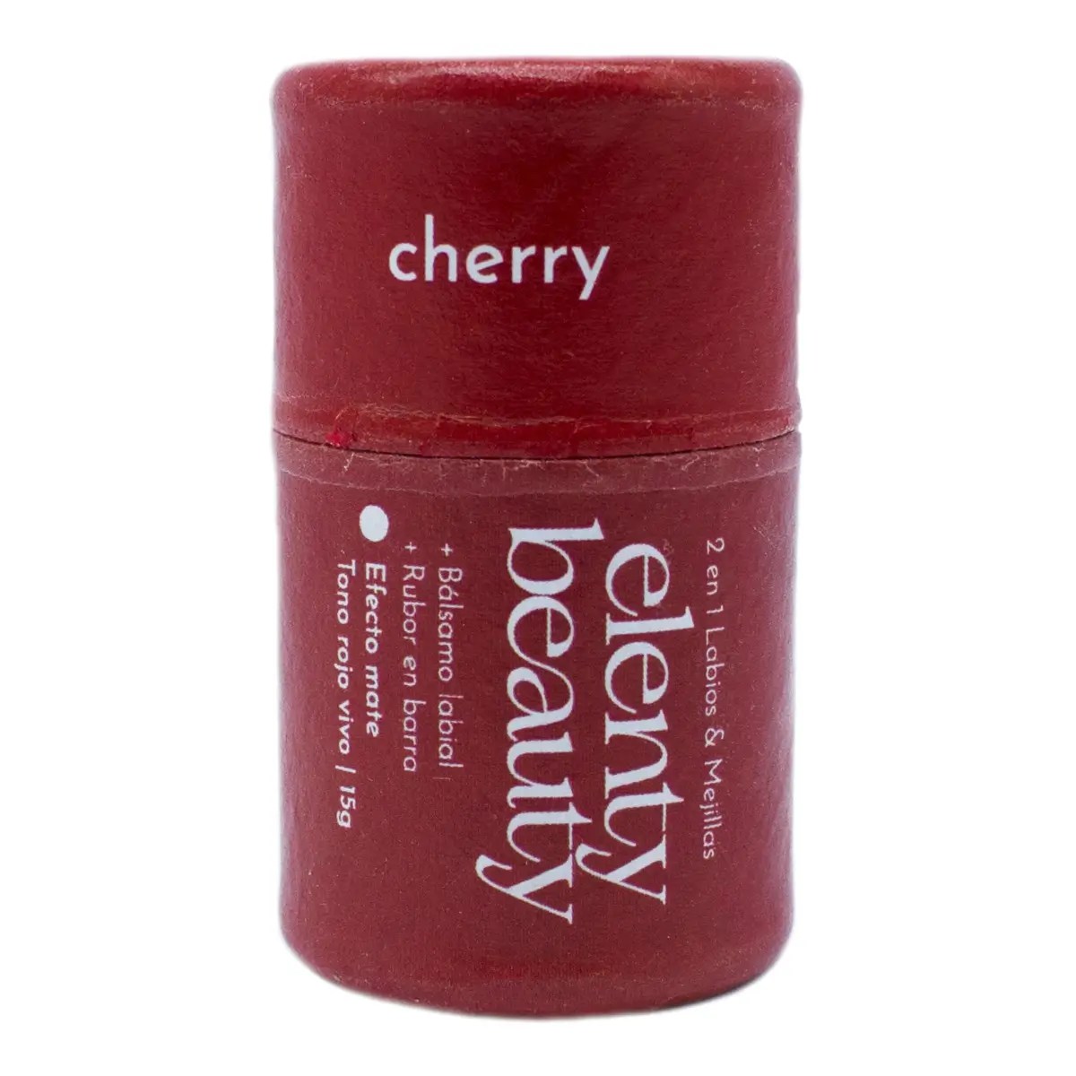 Dos en Uno Bálsamo Hidratante y Tinta Nutritiva Elenty Cherry 15 g