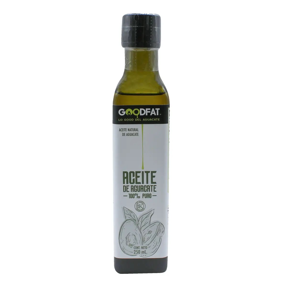 Aceite de Aguacate 100% Puro Good Fat 250 ml.