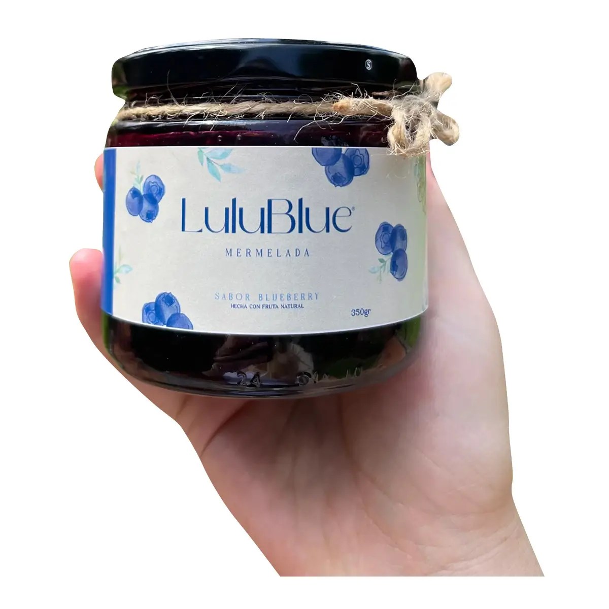Mermelada de blue berry LuluBlue 350 g.