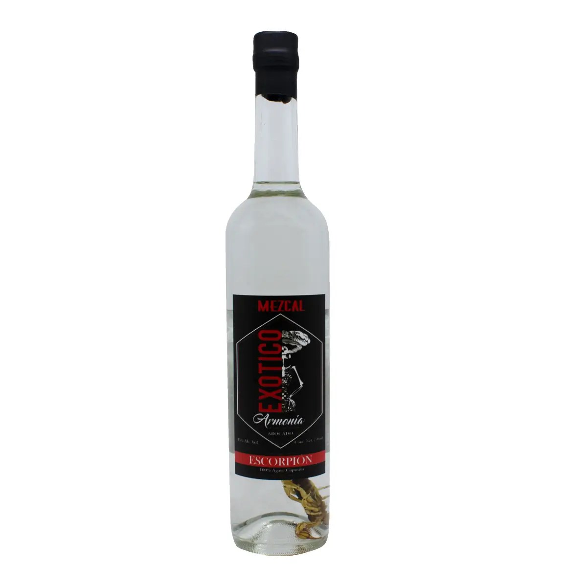Mezcal Exótico Escorpión Cupreata Mezcal Armonía 750 ml.