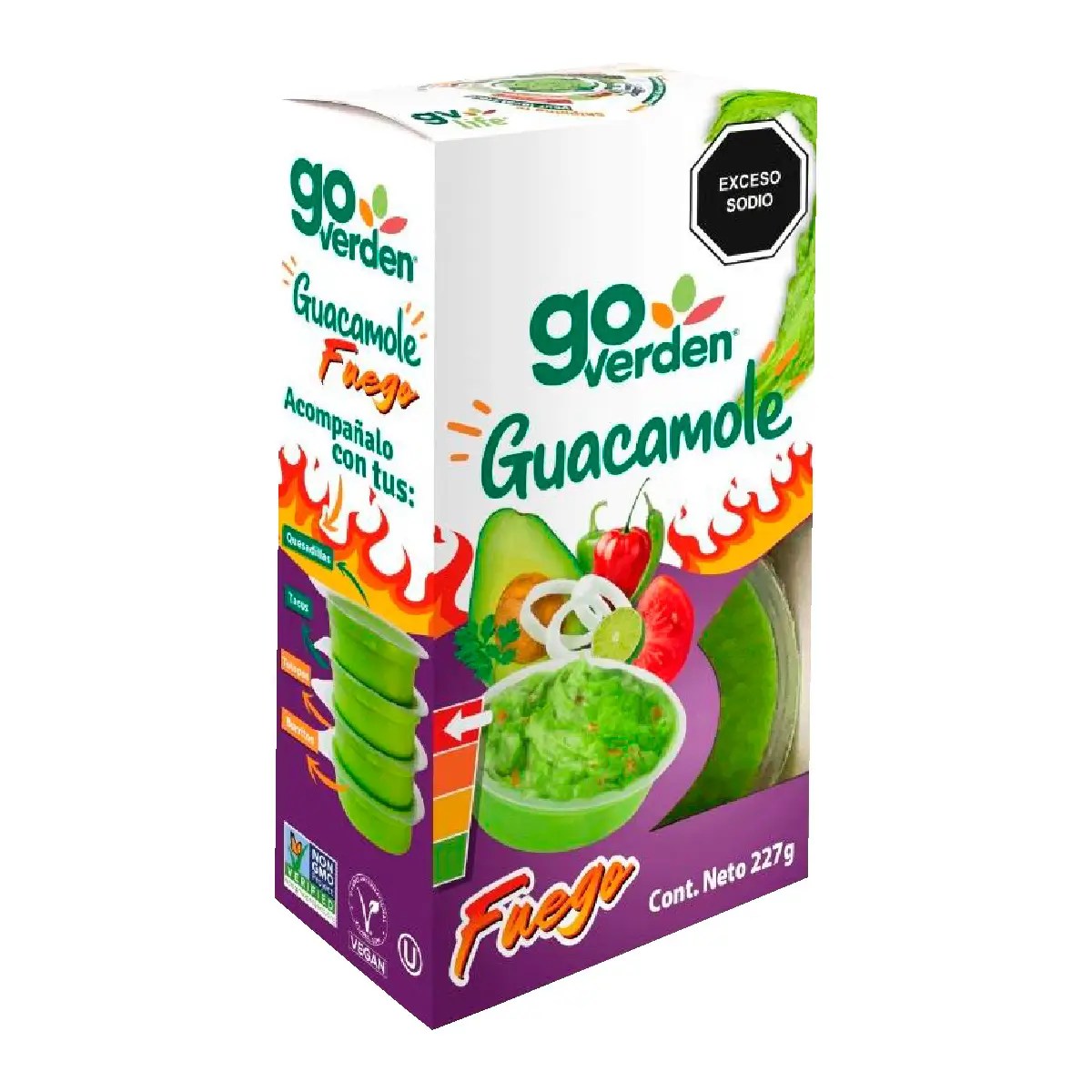 Guacamole Fuego GoVerden 227 g.