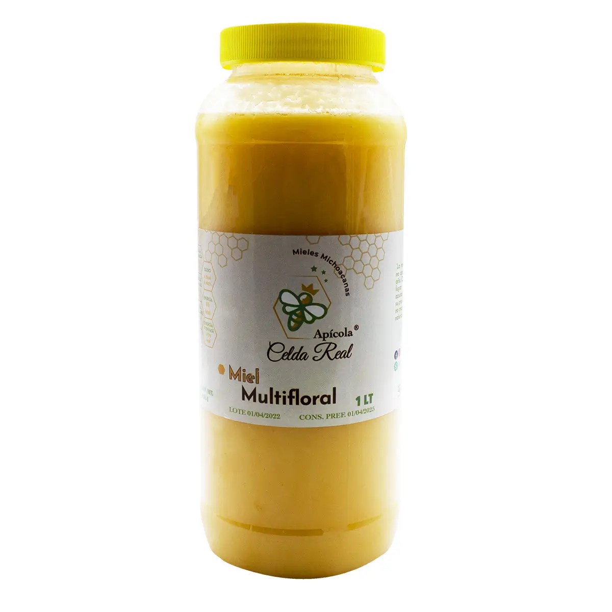 Miel Multifloral Ápicola Celda Real 1 l.