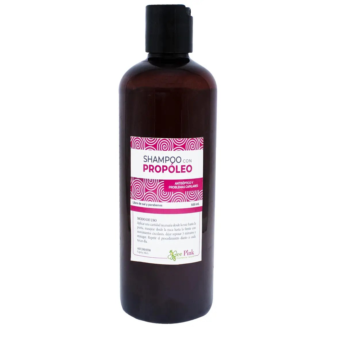 Shampoo con Propóleo Ápicola Celda Real 500 ml.