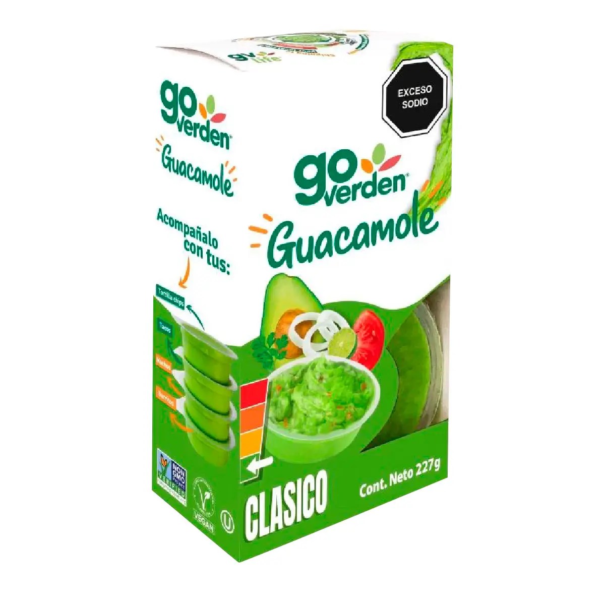 Guacamole Clásico GoVerden 227 g.