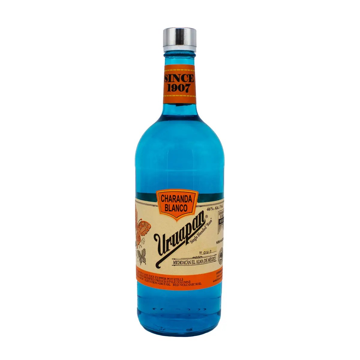 Charanda Blanco Uruapan Casa Tarasco Spirits 1 L.