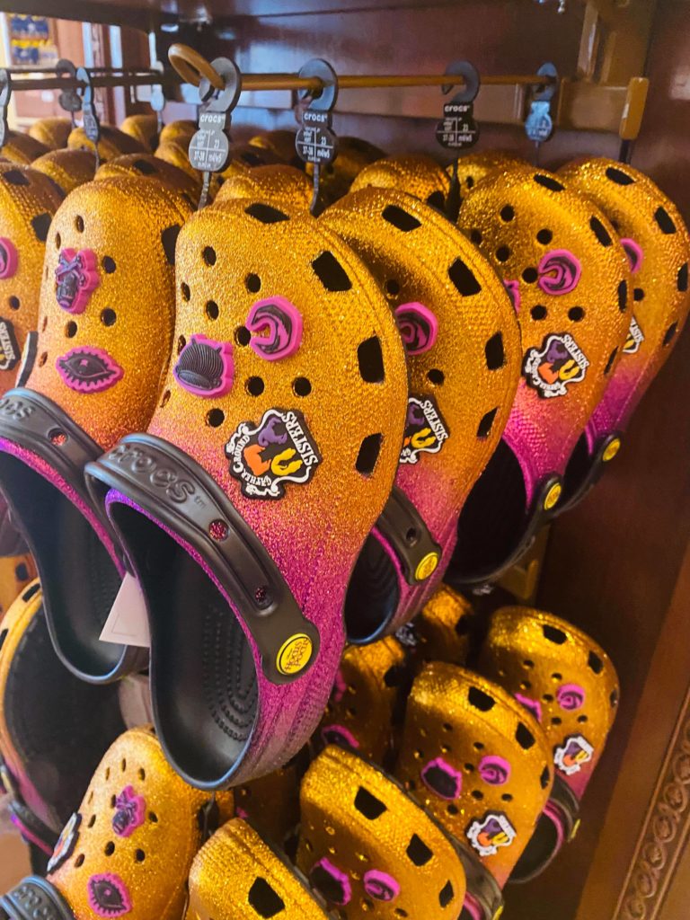 Check out this year's halloween crocs! Hocus Pocus Crocs Magically Appear At Emporium Mickeyblog Com