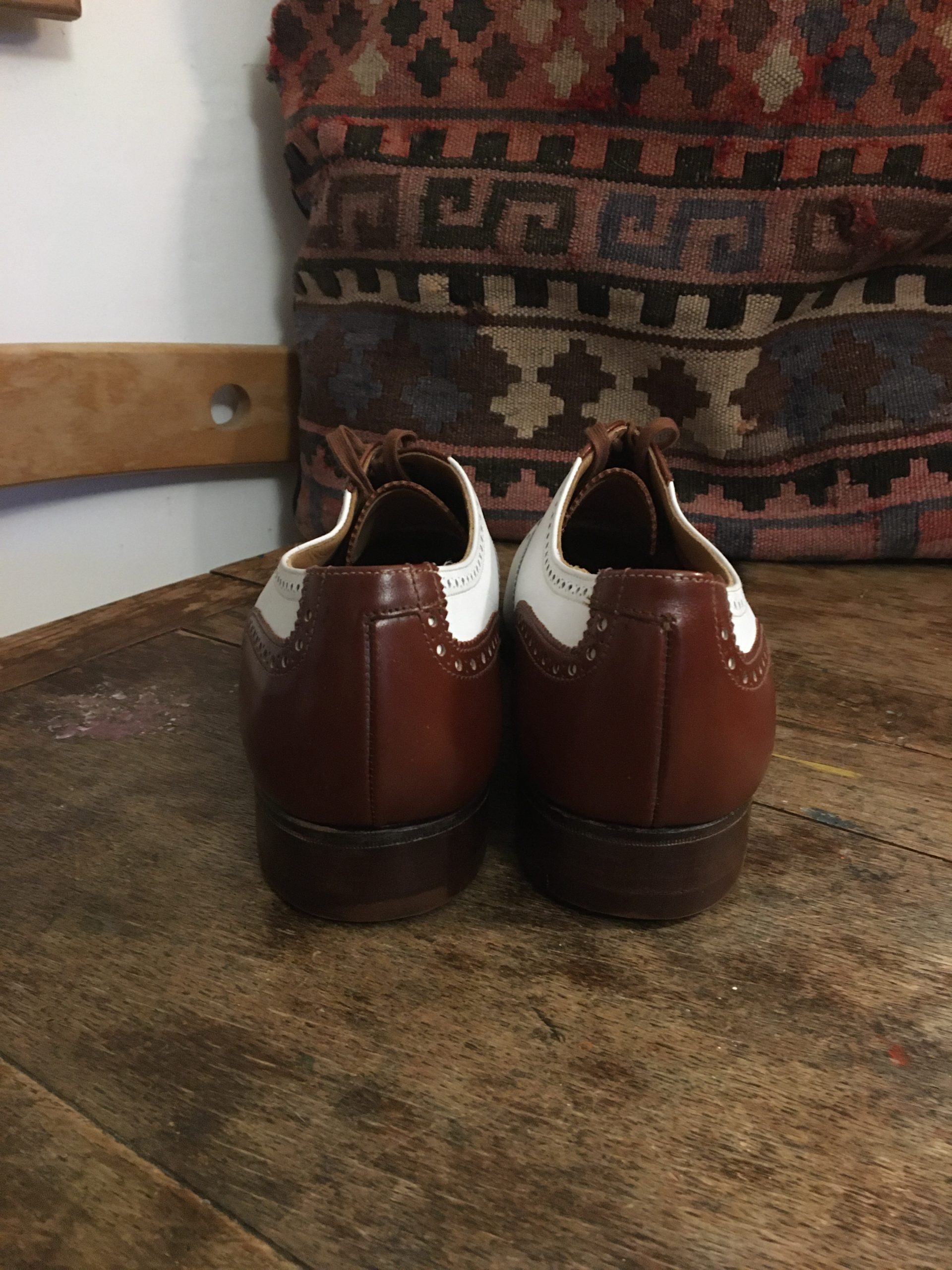 Handmade Crockett and Jones Two-Tone Brogues