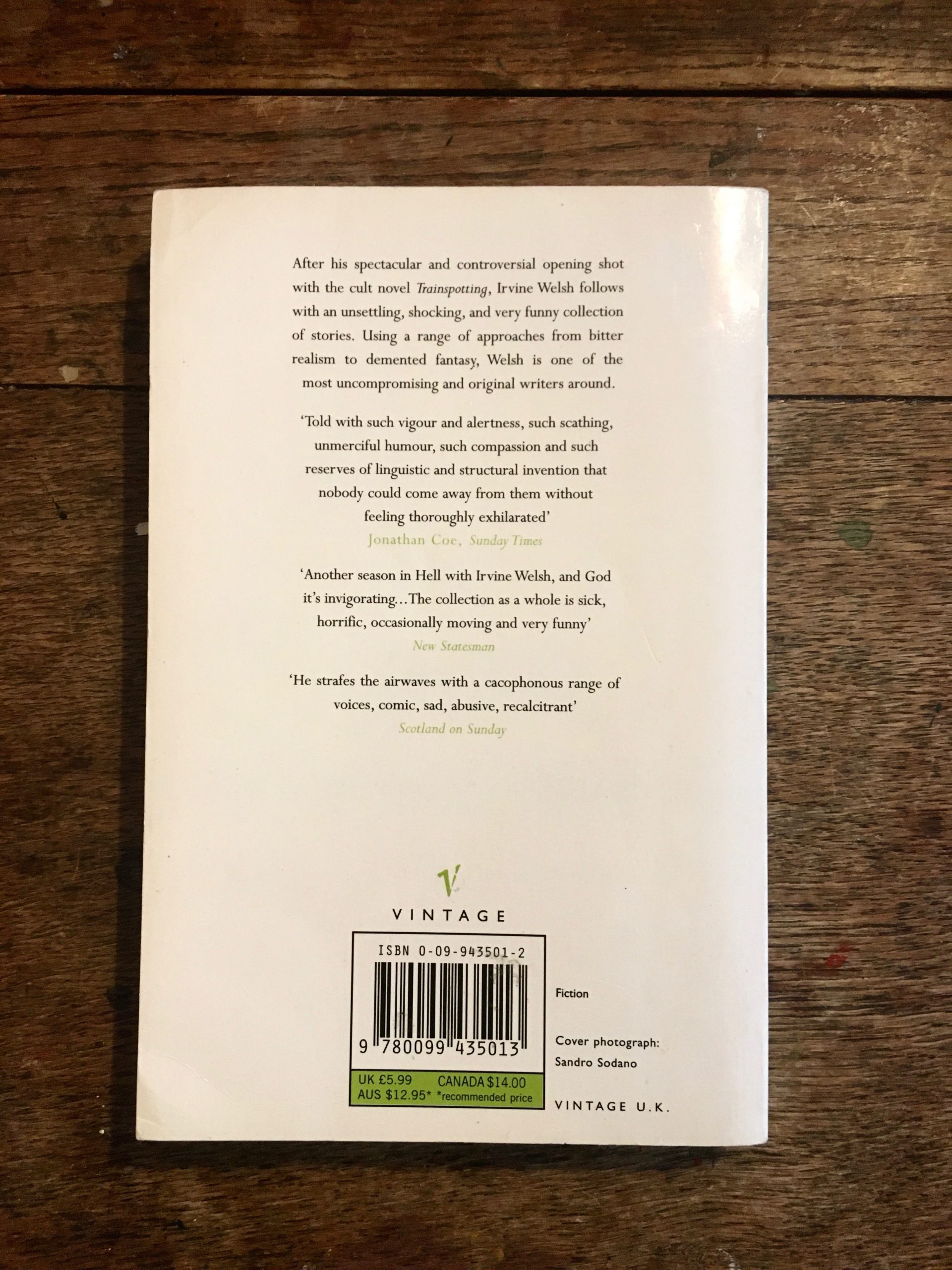 The Acid House - Irvine Welsh - 1995 - First Thus