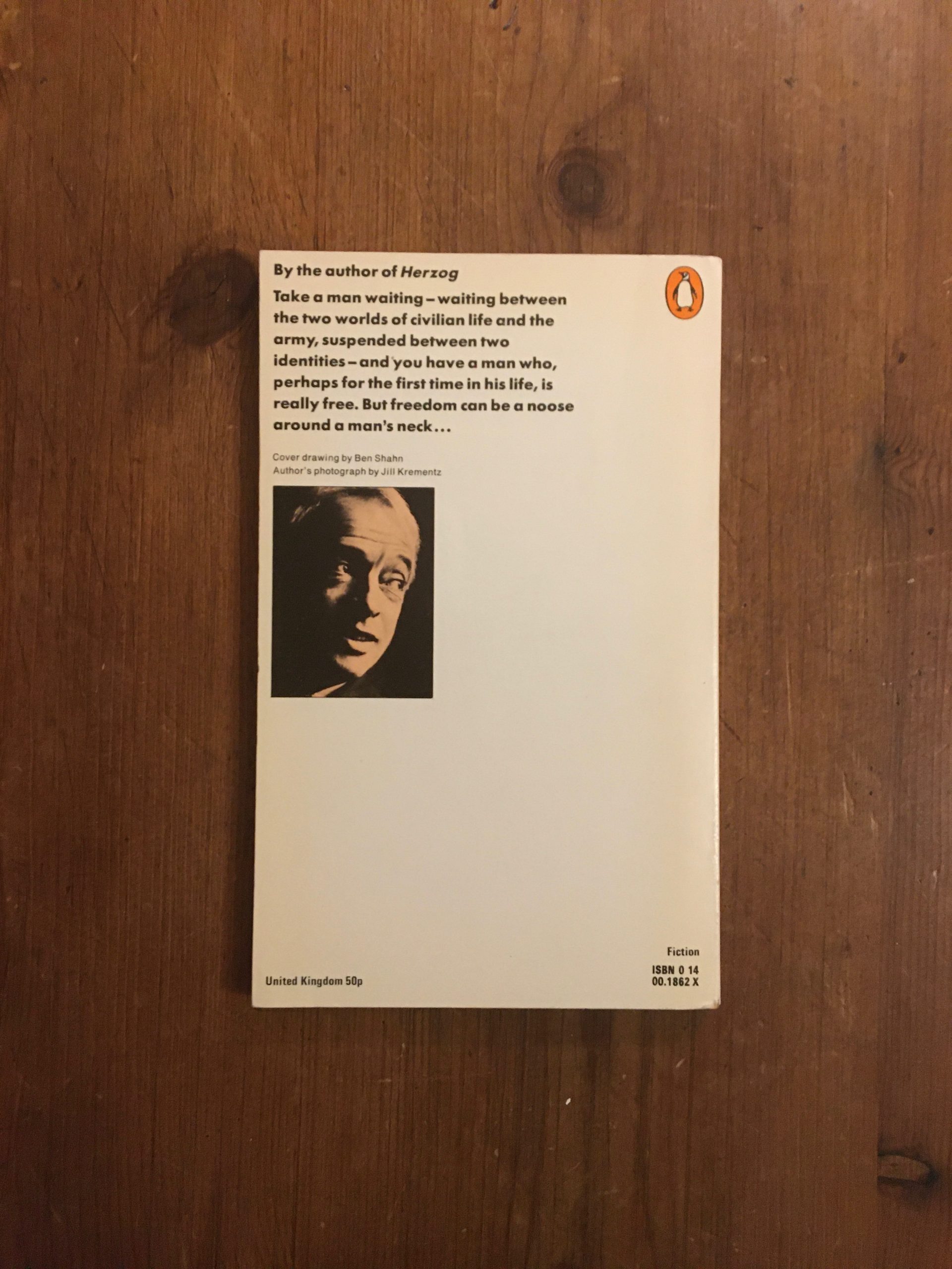 Dangling Man - Saul Bellow - 1977