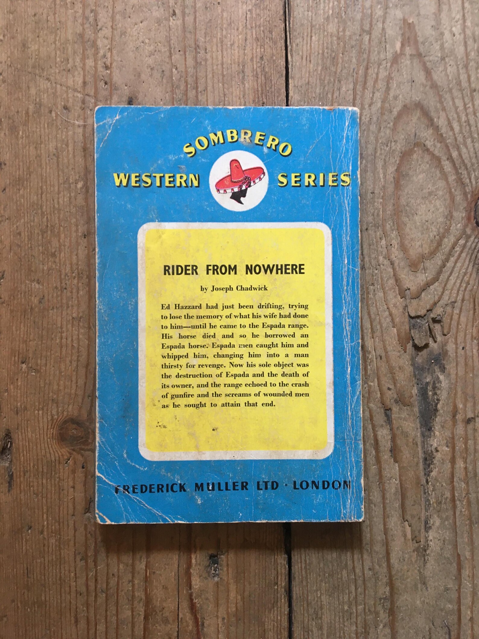 Rider From Nowhere - Joseph Chadwick - 1961