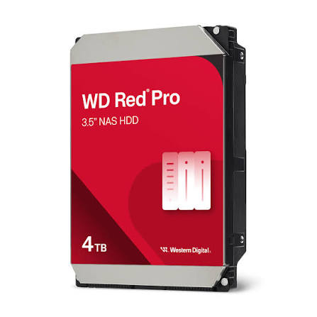 WESTERN DIGITAL Red Pro HDD 4TB, WD4005FFBX