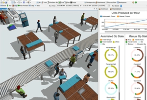 Flexsim 3d Event Simulation Software Microcad Training And Consulting - Best Gradient Patterns in Retina