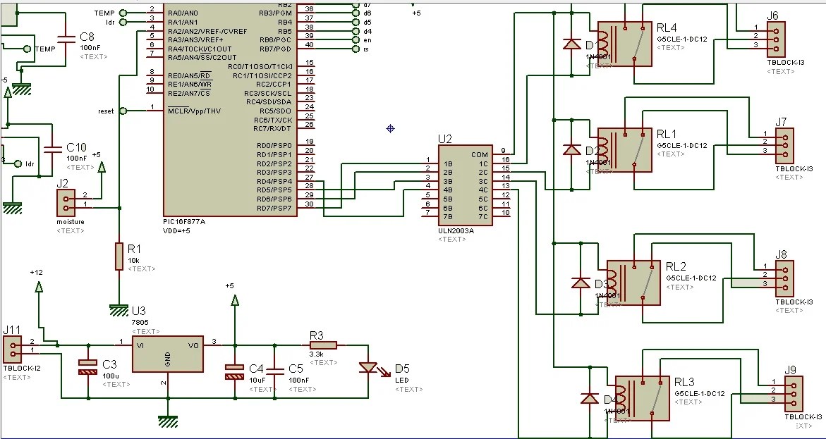 Relay driver circuit using uln2003 and its applications